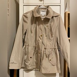 Charter Club Beige utility jacket - petite S